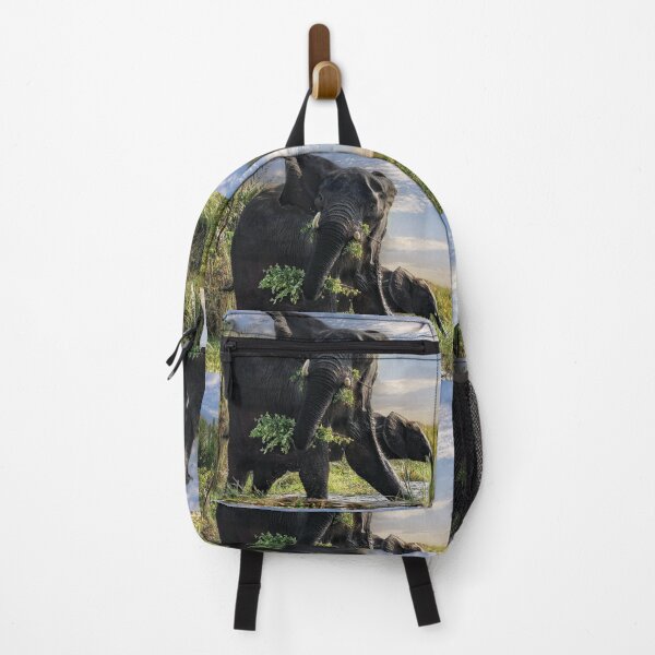 Item preview, A Protective Mama Elephant With Calf designed and sold by Kay Brewer.
