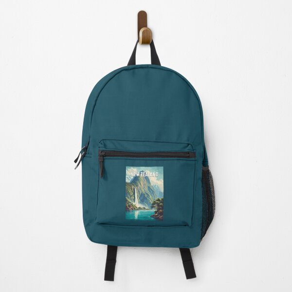 Item preview, New Zealand Illustration Travel Art Vintage designed and sold by KrisSidDesigns.