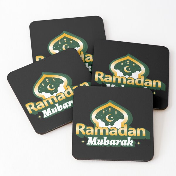 Aperçu de l'œuvre Ramadan Moubarak Golden Arch créée et vendue par Khadigadesings.