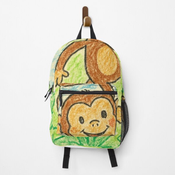 Item preview, Cute Crayon Monkey Jungle Nursery Wall Art designed and sold by Dariusz.K.