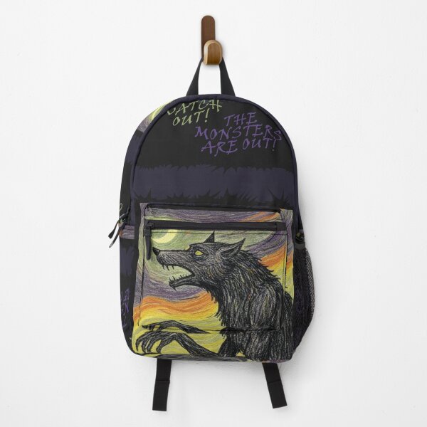 Item preview, Werewolf screaming: Watch out, the monsters are out! for Halloween designed and sold by Mevissart.