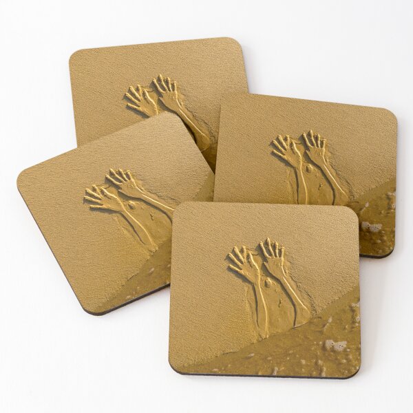 Item preview, Drowning In Despair Reaching Hands Sand Sculpture designed and sold by chase-thewave.