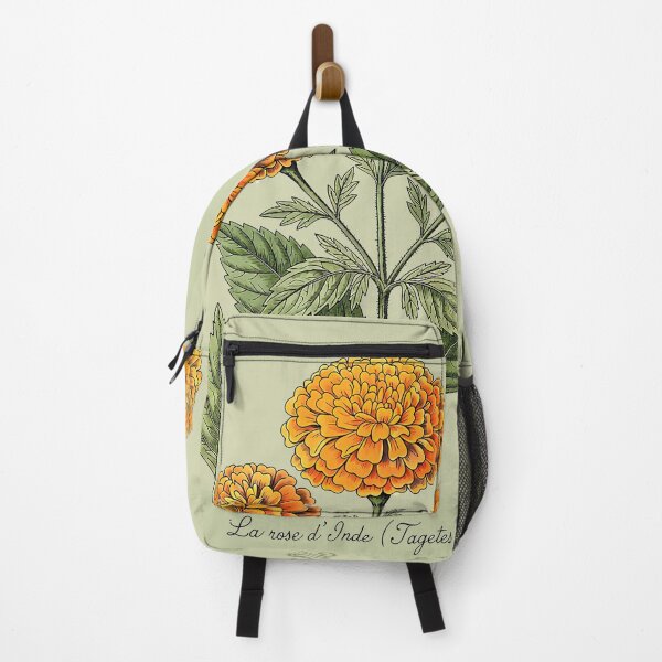 Item preview, My favorite autumn flowers, Aztec marigold, botanical illustration designed and sold by Mevissart.