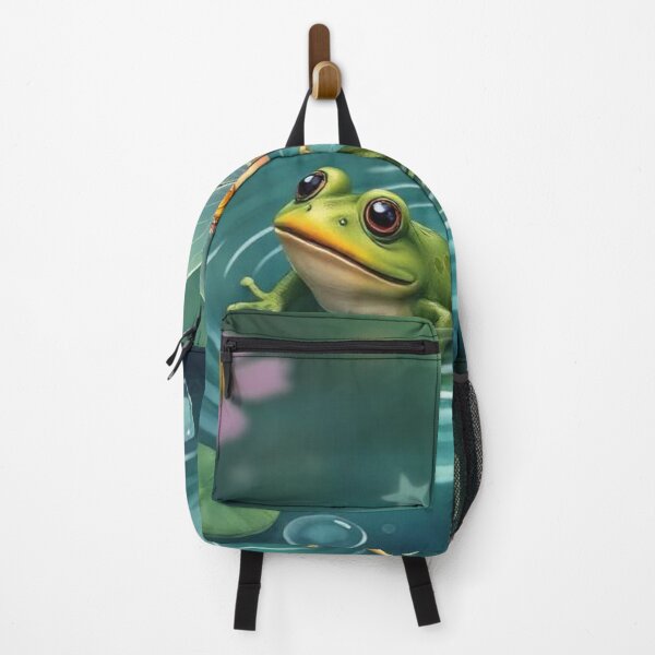 Item preview, Fairy swimming with frog designed and sold by Fairy's and Dragons .