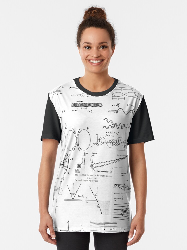 Alternate view of General Physics, #General, #Physics, #GeneralPhysics Graphic T-Shirt