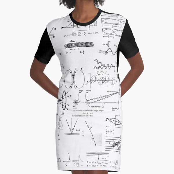 General Physics, #General, #Physics, #GeneralPhysics  Graphic T-Shirt Dress