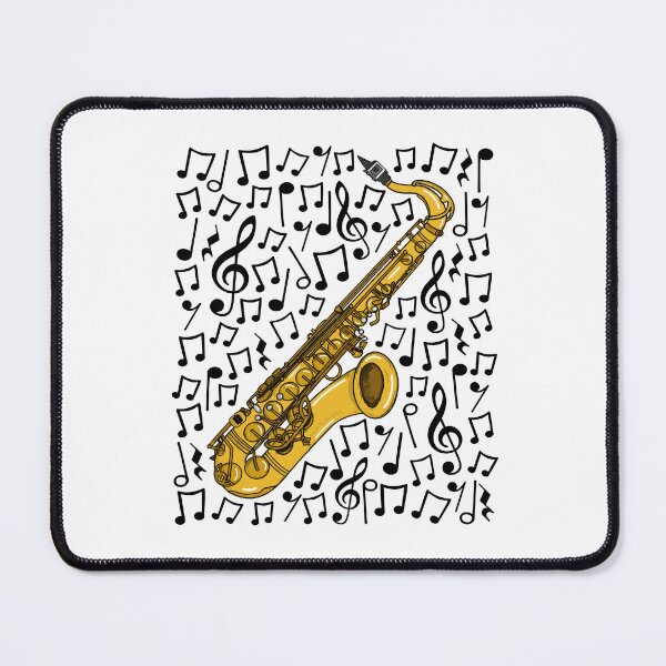 Item preview, Saxophone Musical Notes Music Teacher Saxophonist Woodwind Musician designed and sold by doodlerob.