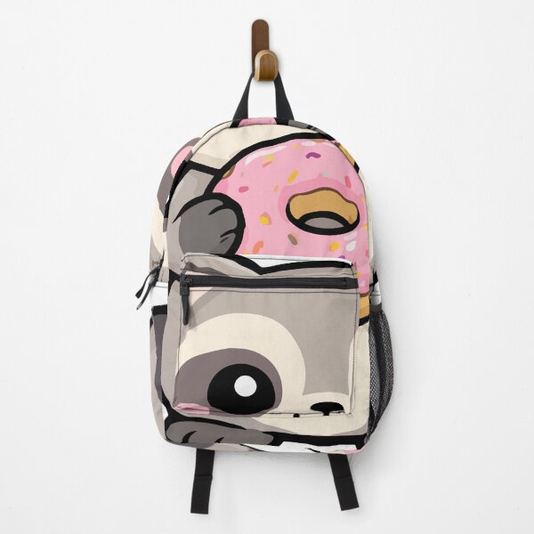 Item preview, Raccoon Holding a Frosted Donut designed and sold by OniumEth.