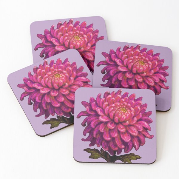 Item preview,  Purple Hrisantema, pastel drowing  designed and sold by Mevissart.