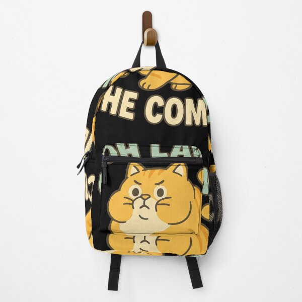 Item preview, Oh Lawd He Comin Cat Shirt – Funny Viral Cat Meme designed and sold by WhiskerlyGfx.
