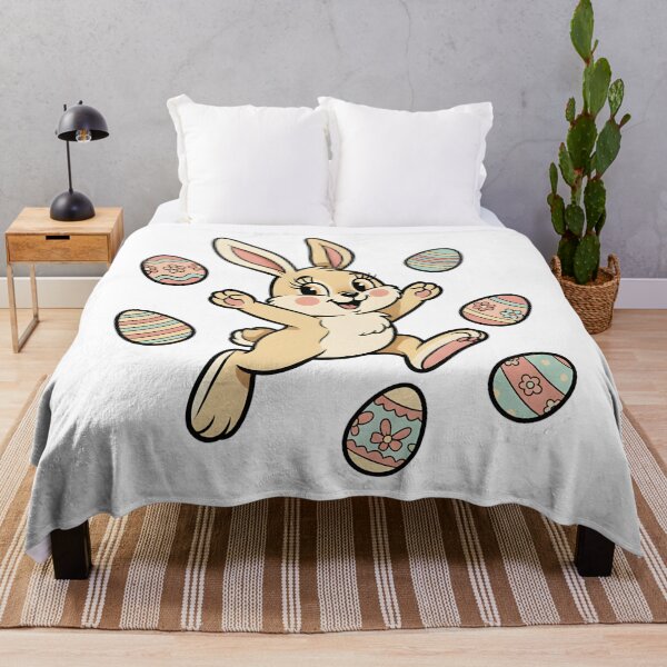 Item preview, Vintage Easter Bunny Egg – Retro Easter Illustration designed and sold by DIRTYSKETCHH.