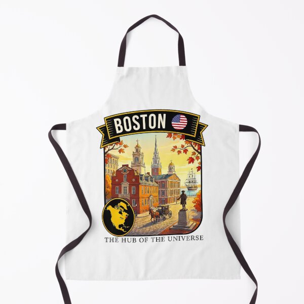 Item preview, Boston Massachusetts The Hub of the Universe Vintage Art designed and sold by sky11PP.