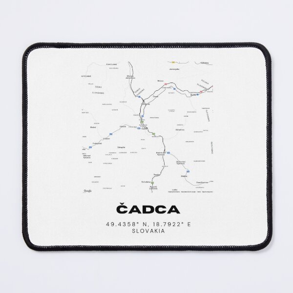 Item preview, Čadca City Map – Modern Minimal Map of Čadca, Slovakia designed and sold by RM-Journey.