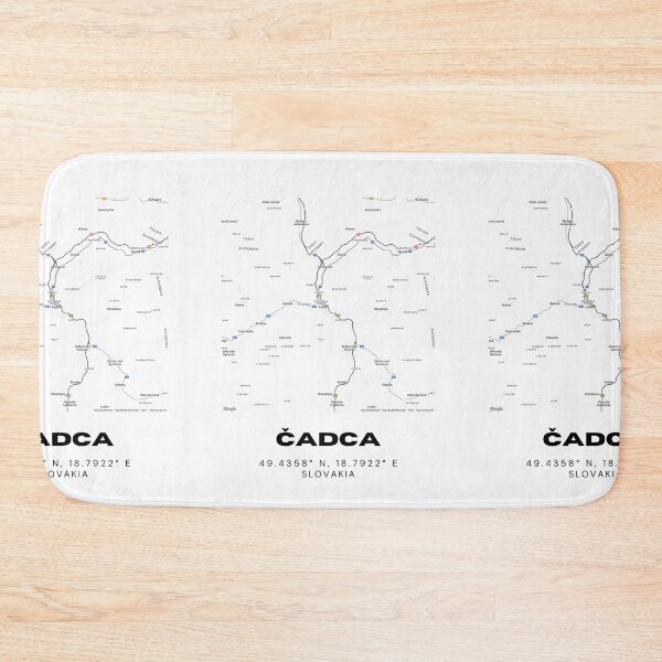 Item preview, Čadca City Map – Modern Minimal Map of Čadca, Slovakia designed and sold by RM-Journey.