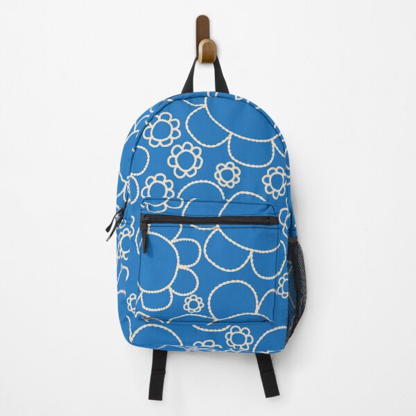 Item preview, Cheerful Doodle Flowers Pattern Blue designed and sold by kierkegaard.