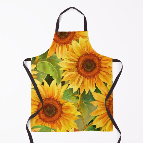 Item preview, Vibrant Sunflower Seamless Floral Pattern designed and sold by SassyArtistry.