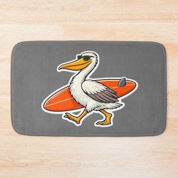 Item preview, Cool California Pelican Surfer designed and sold by shantiru.