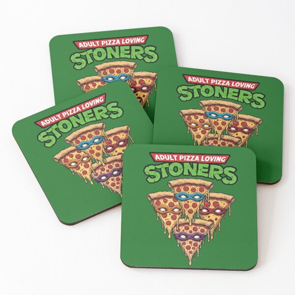 Item preview, Adult Pizza Loving Stoners - Full Gang designed and sold by JawKneeArt.