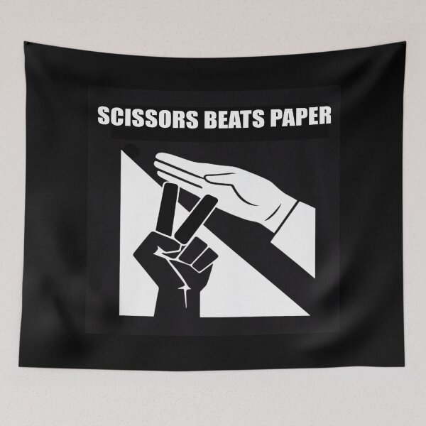 Item preview, Scissors Beats Paper designed and sold by Myoken Studio.