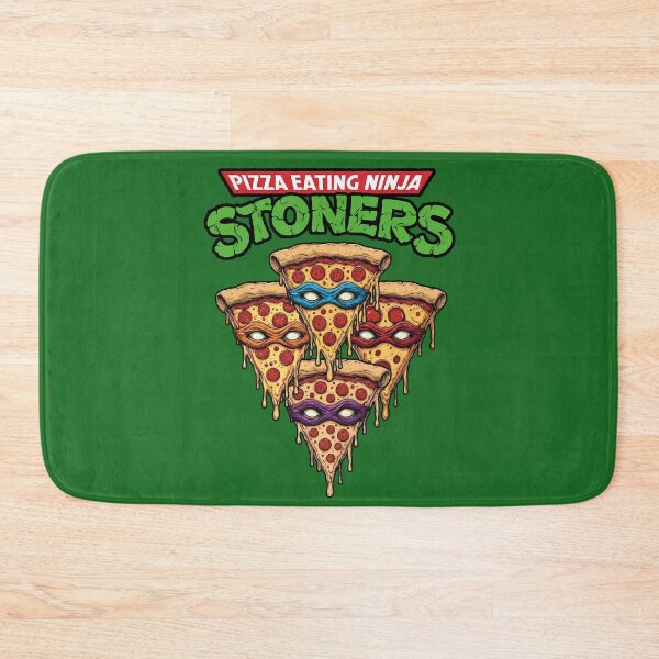 Item preview, Pizza Eating Ninja Stoners - Full Gang designed and sold by JawKneeArt.