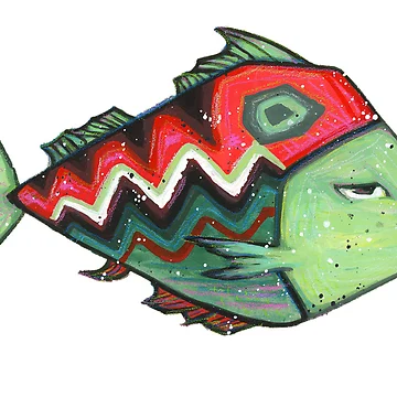 Artwork thumbnail, Grumpy Fish by shantiru