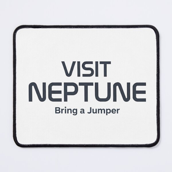 Item preview, Visit Neptune - Solar System Tourist Board /Funny Space Tourism Design/Solar System Humour/Minimalist Sci-fi Slogan designed and sold by Halejo68.
