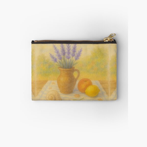 Item preview,  French Provence lavander, citrus fruit, Mediterranean motif , butter color, banana color designed and sold by Mevissart.