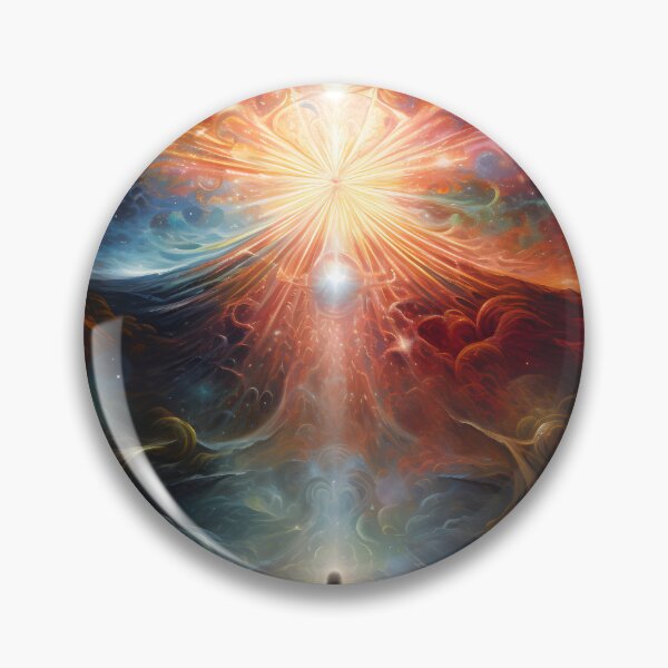 Item preview, The Cosmic Origin - Human Figure before the Light of the Universe designed and sold by Hipatye26.
