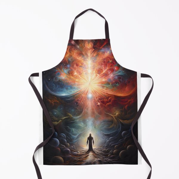 Item preview, The Cosmic Origin - Human Figure before the Light of the Universe designed and sold by Hipatye26.