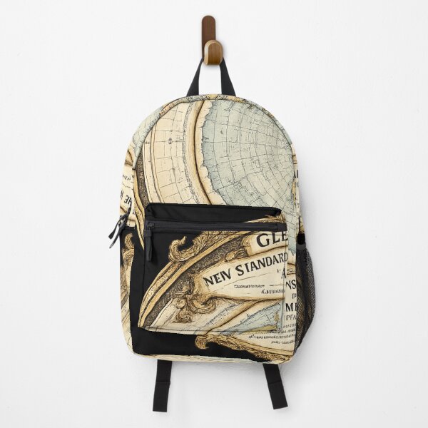 Item preview, Gleason’s 1892 Vintage World Map – Antique Flat Earth Celestial Cartography Art | Emoji Emblems designed and sold by Emoji Emblems.