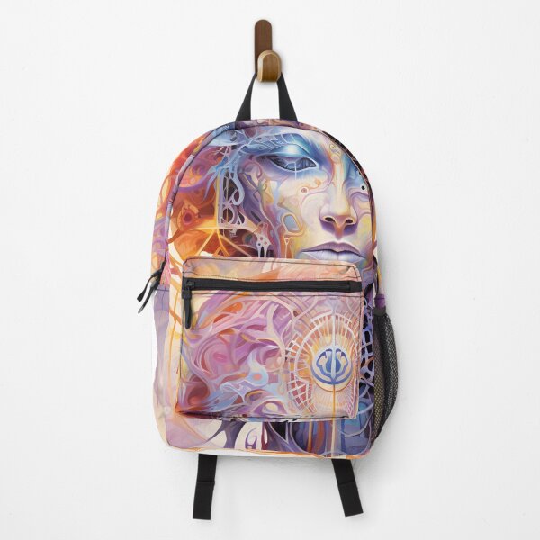 Item preview, Guardian of Cosmic Knowledge - Visionary Art of Spiritual Being designed and sold by Hipatye26.