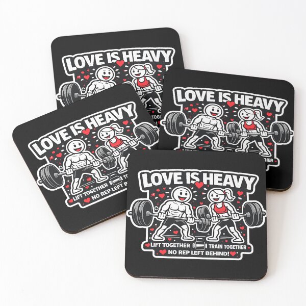 Item preview, Love Is Heavy — Gym Humor Shirt designed and sold by VibeOffline Studio.