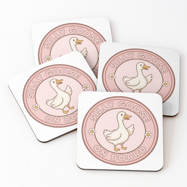 Item preview, Meme divertido de ganso tonto a bordo designed and sold by evokerys.