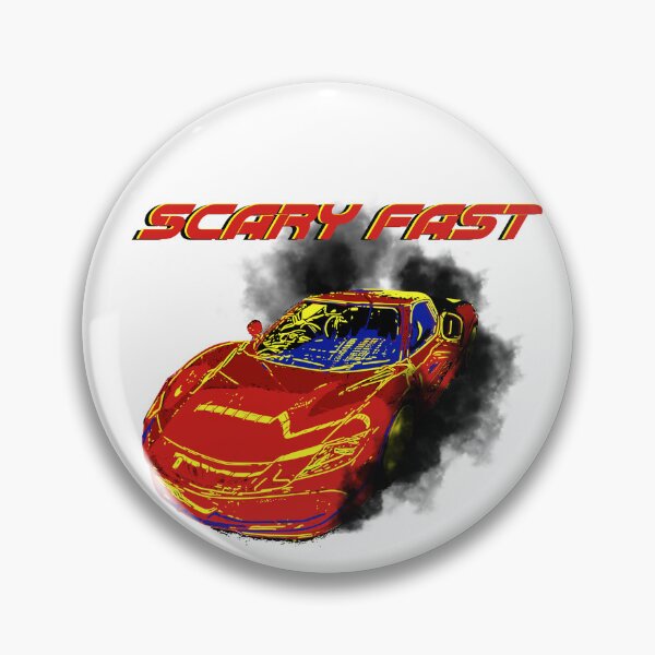 Item preview, Scary Fast Car Smoking Tyres designed and sold by Mark Malinowski.
