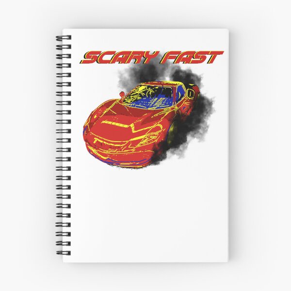 Item preview, Scary Fast Car Smoking Tyres designed and sold by Mark Malinowski.