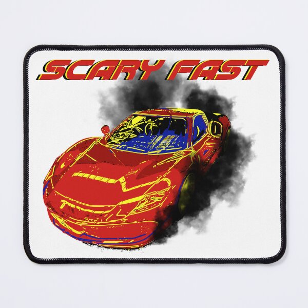 Item preview, Scary Fast Car Smoking Tyres designed and sold by Mark Malinowski.