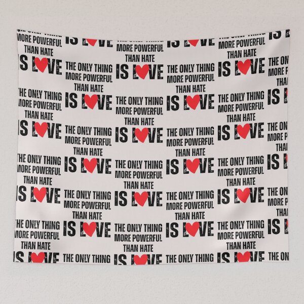 Item preview, Love Is More Powerful Than Hate We Are America designed and sold by erozzz.