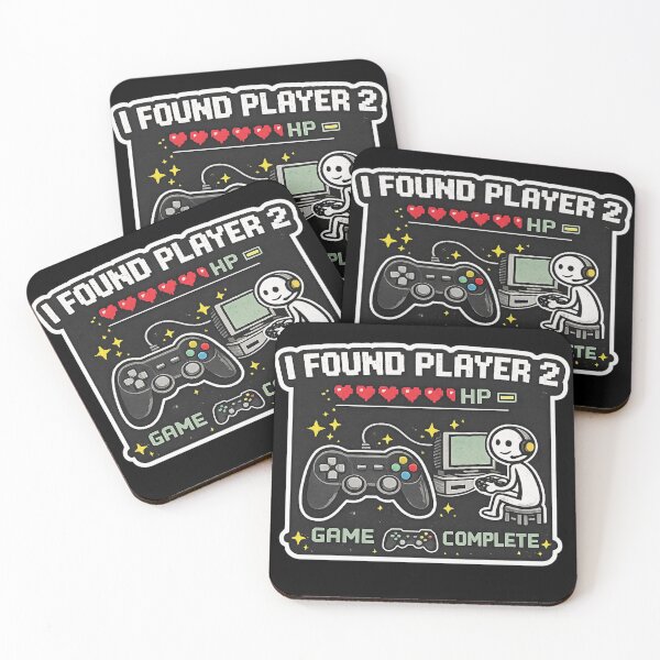 Item preview, Player 2 Found — Gamer Couple Shirt designed and sold by VibeOffline Studio.