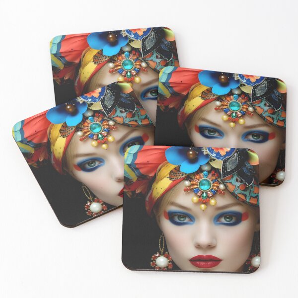 Item preview, Queen of Color - Ethnic Style with Vibrant Embellishments designed and sold by Hipatye26.