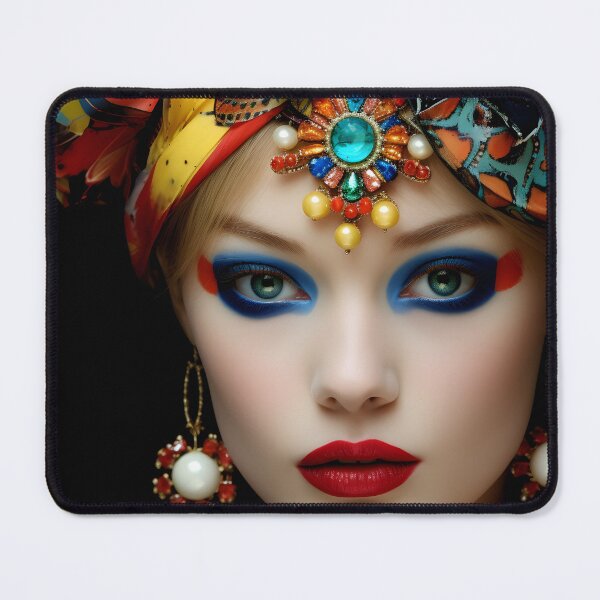Item preview, Queen of Color - Ethnic Style with Vibrant Embellishments designed and sold by Hipatye26.