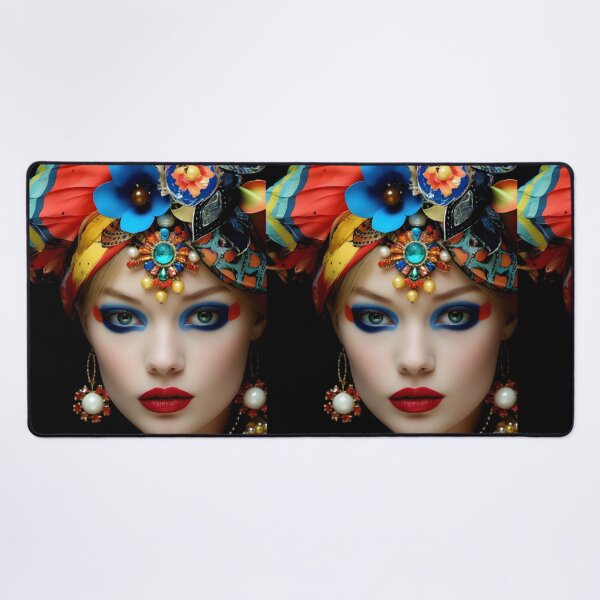 Item preview, Queen of Color - Ethnic Style with Vibrant Embellishments designed and sold by Hipatye26.