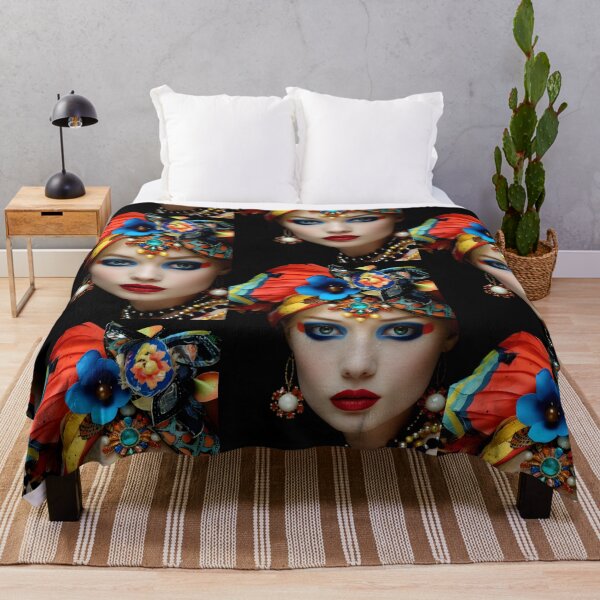 Item preview, Queen of Color - Ethnic Style with Vibrant Embellishments designed and sold by Hipatye26.
