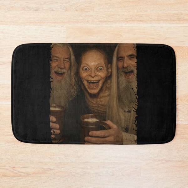 Item preview, Saruman Gollum Gandalf Drinking Party Parody designed and sold by keytee.