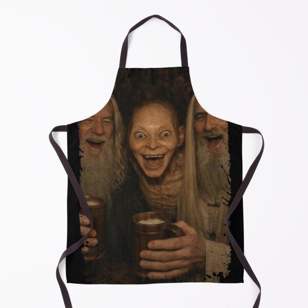 Item preview, Saruman Gollum Gandalf Drinking Party Parody designed and sold by keytee.