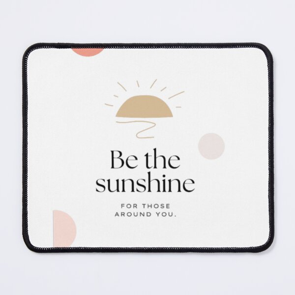 Item preview, Be The Sunshine Minimal Inspirational Quote Poster designed and sold by Sanika arts .