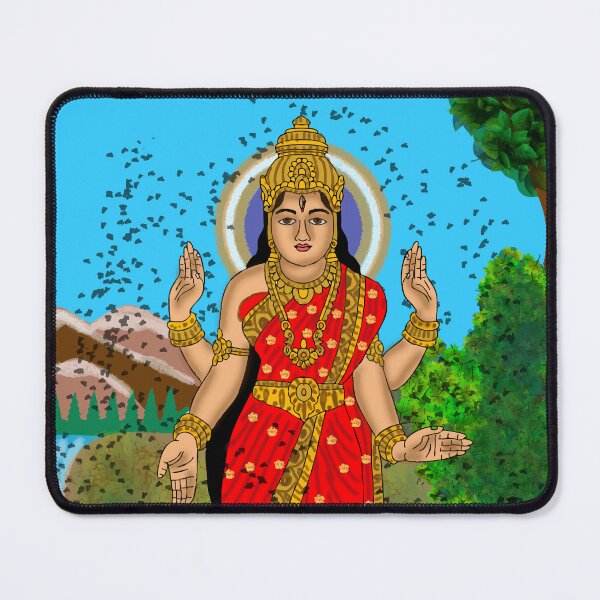 Item preview, Goddess Bhramari Design – Mystical Hindu Goddess Art Illustration designed and sold by Harshit_Digital_Arts.