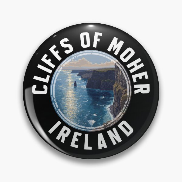 Item preview, Cliffs Of Moher - Ireland (with White Lettering) designed and sold by VelvetRoom.
