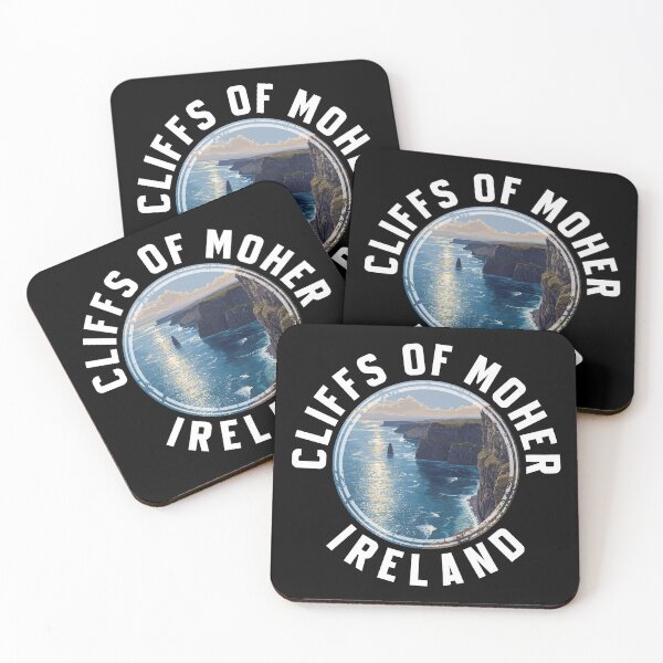 Item preview, Cliffs Of Moher - Ireland (with White Lettering) designed and sold by VelvetRoom.
