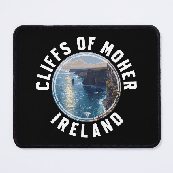 Item preview, Cliffs Of Moher - Ireland (with White Lettering) designed and sold by VelvetRoom.