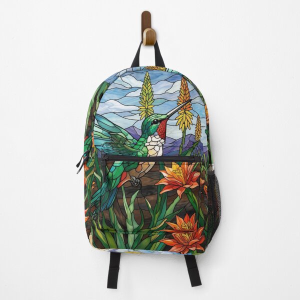 Item preview, Hummingbird Searching for Aloe Vera Flowers designed and sold by Ciervo Primavera.